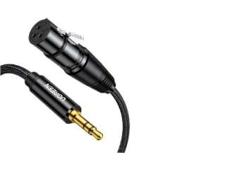 UGREEN 20244 3.5mm Three-Pole Male to XLR Female Audio Cable 2m