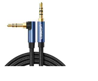 UGREEN 10688 3.5mm Male to 3.5mm Male AUX Cable 3m Blue (Gold Plated Braided)
